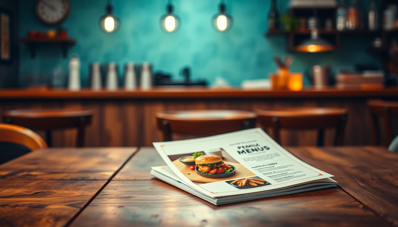 restaurant menu printing