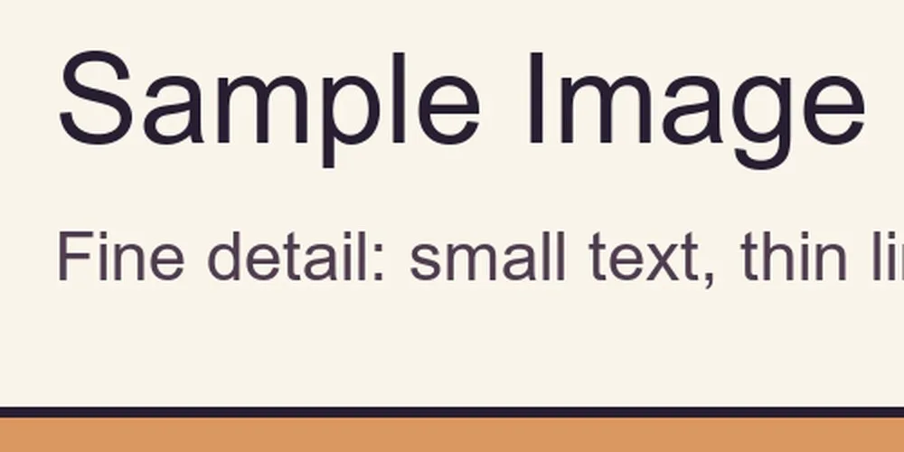 AI Image Print Resolution: A File Quality Guide High-resolution sample: crisp lettering